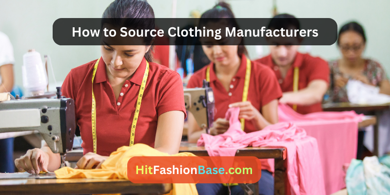 How to Source Clothing Manufacturers